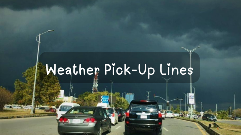 Best Weather Pick-Up Lines