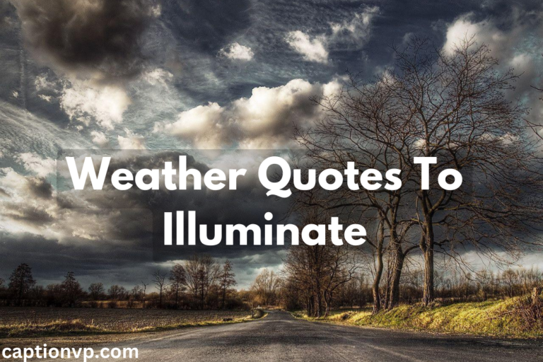 Top Weather Quotes To Illuminate Your Outlook